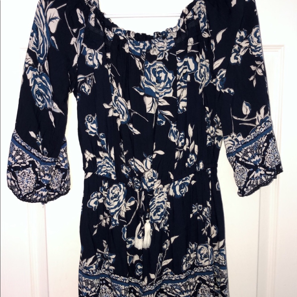 Dry goods off the shoulder romper